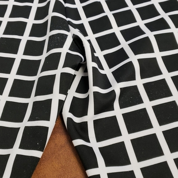 NEW Direction Window Pane Black & White Pants L - Picture 11 of 12